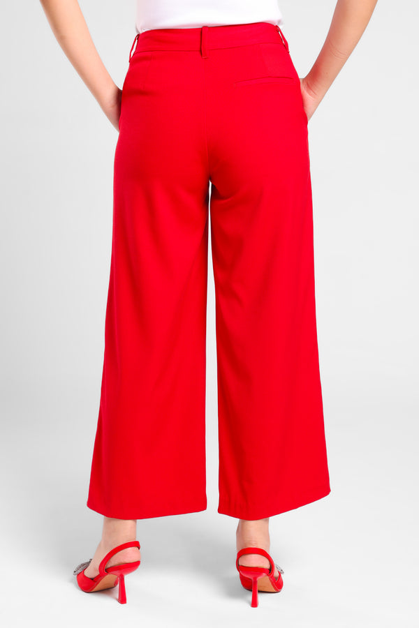 Triumph Tailored Straight Pants in Red